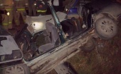На Талажском шоссе в Архангельске улетели в кювет две машины: один человек погиб