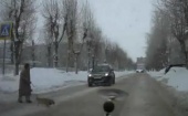 В Северодвинске на пешеходном переходе иномарка сбила пенсионерку с собачкой