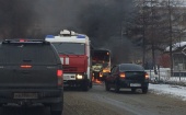 В центре Архангельска на пр. Троицком сгорел рейсовый автобус «ПАЗ»