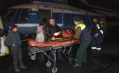 Женщину, получившую травмы при катании на снегоходе, эвакуировали вертолетом в Архангельск