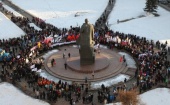 В Архангельске на площади Ленина состоялся митинг, посвященный воссоединению Крыма с Россией