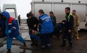 В Архангельске 48-летняя женщина чудом спаслась провалившись под лед, по пути Бревенник
