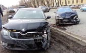 В Северодвинске произошло серьезное ДТП с участием трех автомобилей (видео)
