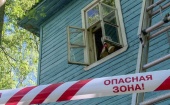 В Архангельске в 2-этажном деревянном доме на ул. Гагарина обрушилась печь