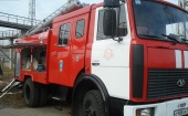 Пожара на 25 Лесозаводе в Архангельске задействовано девять пожарных расчётов