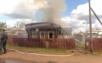 Из-за неисправной электропроводки сгорел дом в поселке Шипицино