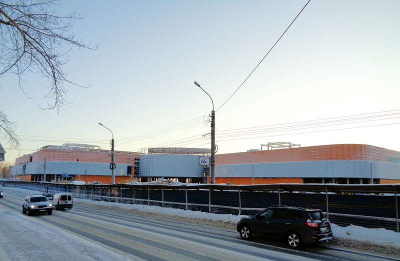Строительства ТРЦ «Макси» в Архангельске на проспекте Лениградском вышло на новый этап