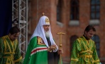 Патриарх Кирилл прибыл на Соловки для участия в совещании по развитию архипелага
