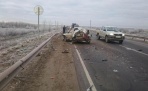 Гололед стал причиной смертельное ДТП на трассе М8 в Архангельской области