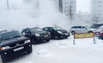 В Архангельске на улице Выучейского у центрального рынка из-за коммунально аварии перекрыто движение
