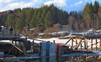 Перегруженный КАМАЗа стал причиной обрушения моста в Устьянском районе Архангельской области