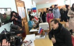 Актер Сергей Безруков проголосовал в Архангельске 