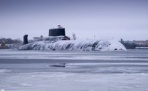 Снежные субмарины во льдах Белого моря 