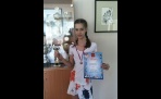 Юная теннисистка возвращается в Архангельск с кубками всероссийского турнира  