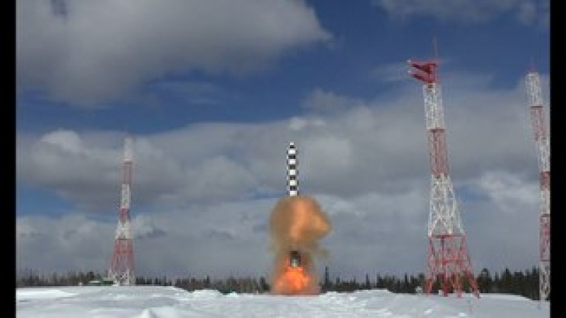 Испытания ракеты «Сармат» прошли на космодроме «Плесецк» 