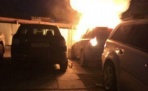 В Архангельске ночью горели сразу четыре автомобиля 