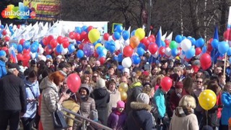 Первомай - 2018. Праздничное шествие в Архангельске 