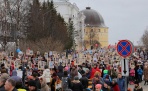 «Бессмертный полк» в Архангельске собрал рекордное число участников, более 20 тысяч