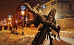 Памятник архангельскому мужику Сене Малине | Архангельск