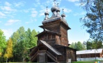 Малые Корелы. Церковь Вознесения Господня из села Кушерека Онежского района, 1669 года