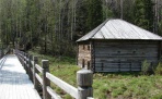 Малые Корелы. Водяная мельница-толчея из деревни Ширяиха Каргопольского района, 70-80-е годы XIX век